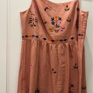Anthropologie Embroidered Maxi Dress